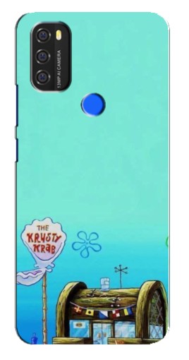 Силиконовый чехол с изображением "Krusty Krab" для Blackview A70