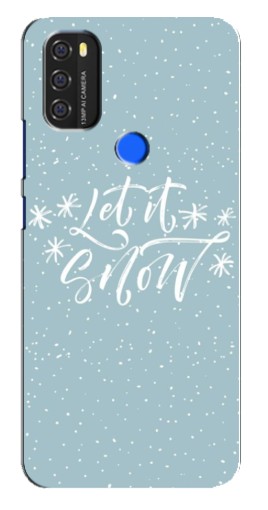 Чехол с печатью "Let it Snow" для Blackview A70