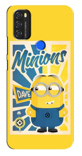 Силиконовый чехол с изображением "Minions" для Blackview A70