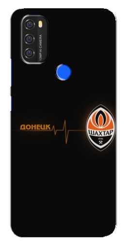 Силиконовый чехол с изображением "Шахтер в сердце" для Blackview A70