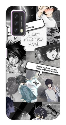 Чехол с картинкой "L - Death note" для Blackview A90