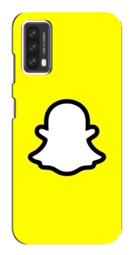 Чехол с картинкой "Лого Snapchat" для Blackview A90