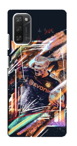 Силиконовый чехол с изображением "АРТ Haaland" для Blackview A100
