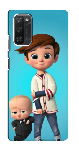 Силиконовый чехол с изображением "Boss and Boy" для Blackview A100