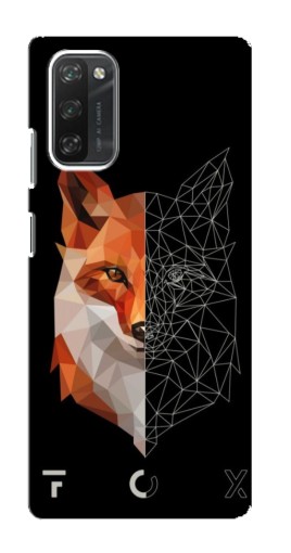 Силиконовый чехол с изображением "Fox" для Blackview A100