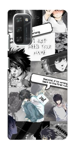 Чехол с печатью "L - Death note" для Blackview A100