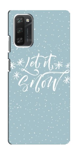 Чехол с принтом "Let it Snow" для Blackview A100