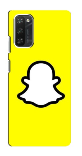 Силиконовый чехол с изображением "Лого Snapchat" для Blackview A100