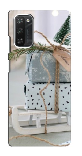 Чехол с картинкой "Подарки на санках" для Blackview A100