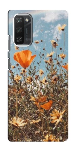 Чехол с печатью "Желтые цветы" для Blackview A100