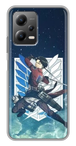Силиконовый чехол с изображением "Аккерман Леви" для Xiaomi POCO X5 (5G)