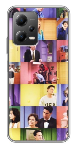 Чехол с принтом "Актеры Друзья" для Xiaomi POCO X5 (5G)
