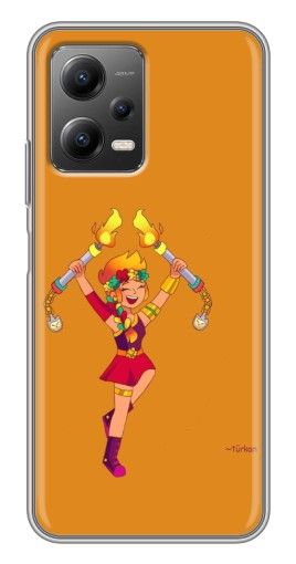 Чехол с печатью "Амбер ликует" для Xiaomi POCO X5 (5G)