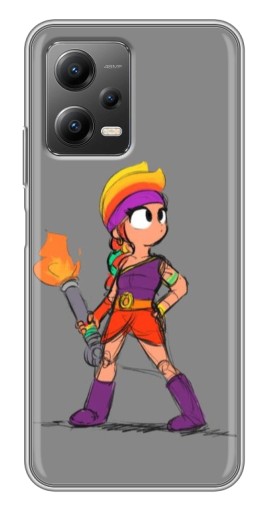 Чехол с картинкой "Amber с факелом" для Xiaomi POCO X5 (5G)
