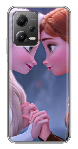 Чехол с принтом "Анна и Ельза" для Xiaomi POCO X5 (5G)