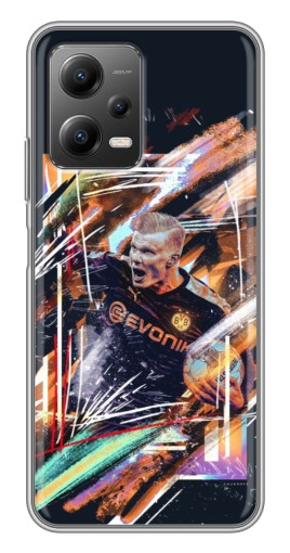 Силиконовый чехол с изображением "АРТ Haaland" для Xiaomi POCO X5 (5G)