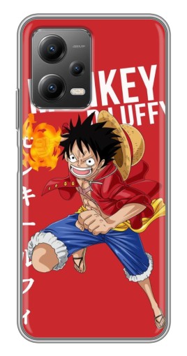 Силиконовый чехол с изображением "Атакующий D Luffy" для Xiaomi POCO X5 (5G)