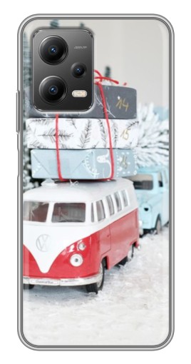 Чехол с печатью "Автобус с подарками" для Xiaomi POCO X5 (5G)
