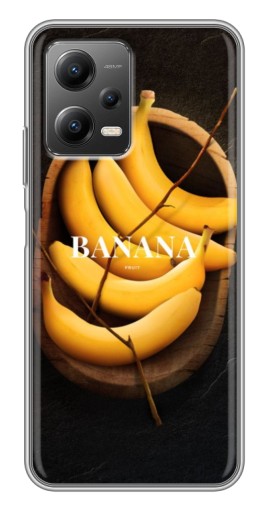 Силиконовый чехол с изображением "Banana" для Xiaomi POCO X5 (5G)