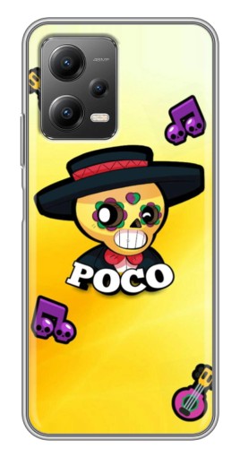 Чехол с принтом "Боец Поко" для Xiaomi POCO X5 (5G)