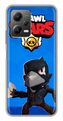 Силиконовый чехол с изображением "Боевой Crow" для Xiaomi POCO X5 (5G)