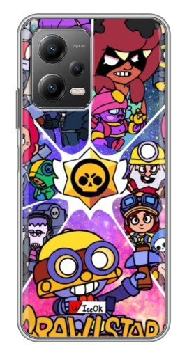 Чехол с картинкой "Brawl заставка" для Xiaomi POCO X5 (5G)