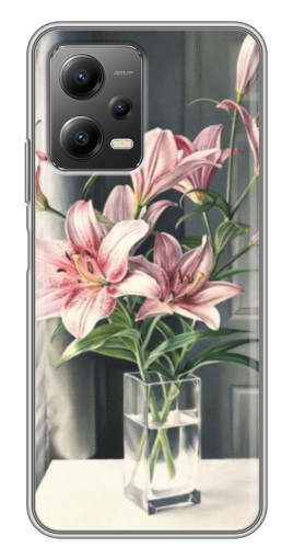 Чехол с печатью "Букет лилии" для Xiaomi POCO X5 (5G)
