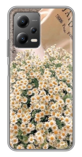 Чехол с картинкой "Букет ромашек" для Xiaomi POCO X5 (5G)