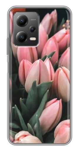 Чехол с принтом "Букет тюльпанов" для Xiaomi POCO X5 (5G)