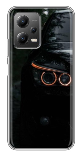 Силиконовый чехол с изображением "Черный БМВ" для Xiaomi POCO X5 (5G)