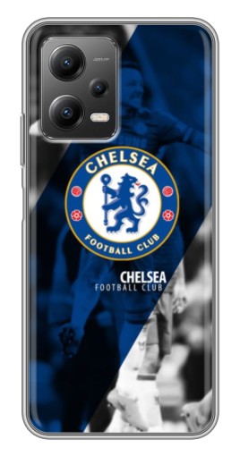 Силиконовый чехол с изображением "Club Chelsea" для Xiaomi POCO X5 (5G)