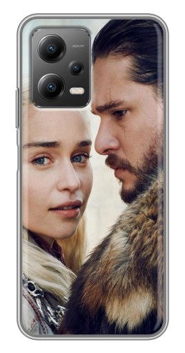 Чехол с печатью "Дейнерис и Сноу" для Xiaomi POCO X5 (5G)