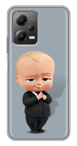 Силиконовый чехол с изображением "Деловой ребенок" для Xiaomi POCO X5 (5G)