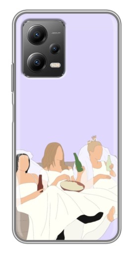 Силиконовый чехол с изображением "Девушки Друзья" для Xiaomi POCO X5 (5G)