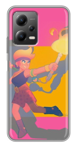 Силиконовый чехол с изображением "Эмбер бравл старс" для Xiaomi POCO X5 (5G)