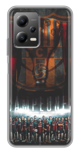 Чехол с картинкой "FCB Campeones" для Xiaomi POCO X5 (5G)