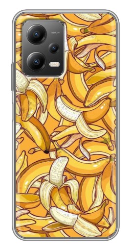 Чехол с печатью "Фон бананов" для Xiaomi POCO X5 (5G)