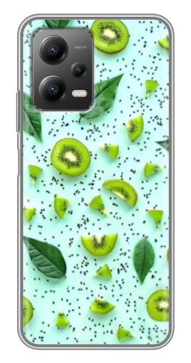 Чехол с печатью "Фон киви" для Xiaomi POCO X5 (5G)