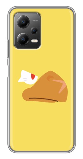 Чехол с принтом "Gold Crow" для Xiaomi POCO X5 (5G)