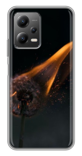 Чехол с принтом "Горящий одуванчик" для Xiaomi POCO X5 (5G)