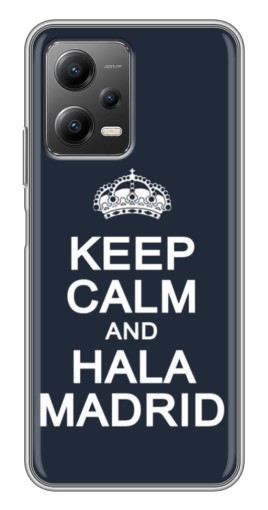 Силиконовый чехол с изображением "Hala Madrid" для Xiaomi POCO X5 (5G)