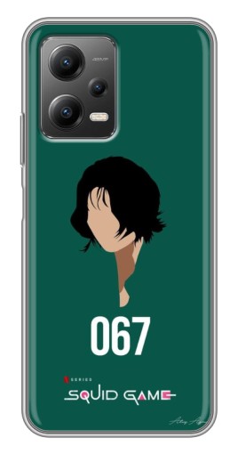 Чехол с печатью "Игрок 067" для Xiaomi POCO X5 (5G)