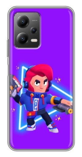Чехол с печатью "Кольт в наушниках" для Xiaomi POCO X5 (5G)
