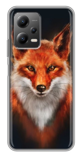 Чехол с картинкой "Красивая лиса" для Xiaomi POCO X5 (5G)