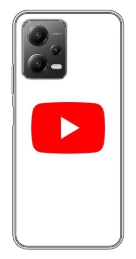 Чехол с печатью "Красная кнопка" для Xiaomi POCO X5 (5G)
