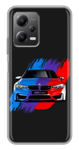 Чехол с картинкой "Красочный BMW" для Xiaomi POCO X5 (5G)