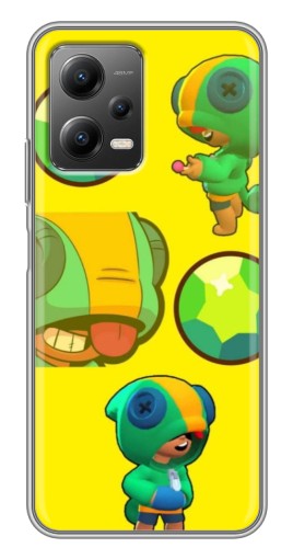 Силиконовый чехол с изображением "Кристалл и Леон" для Xiaomi POCO X5 (5G)