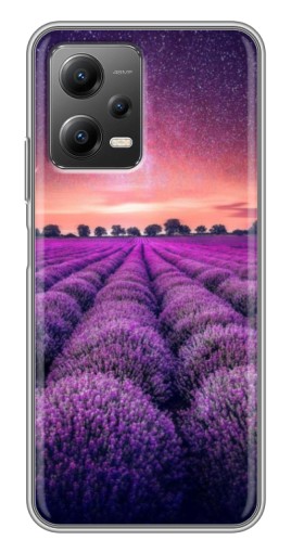 Силиконовый чехол с изображением "Лавандовое поле" для Xiaomi POCO X5 (5G)