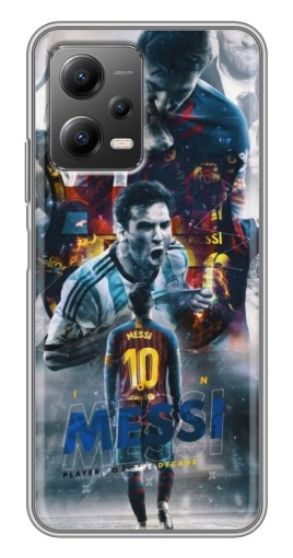 Чехол с принтом "Легендарный Месси" для Xiaomi POCO X5 (5G)