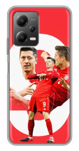 Чехол с принтом "Левандовски" для Xiaomi POCO X5 (5G)
